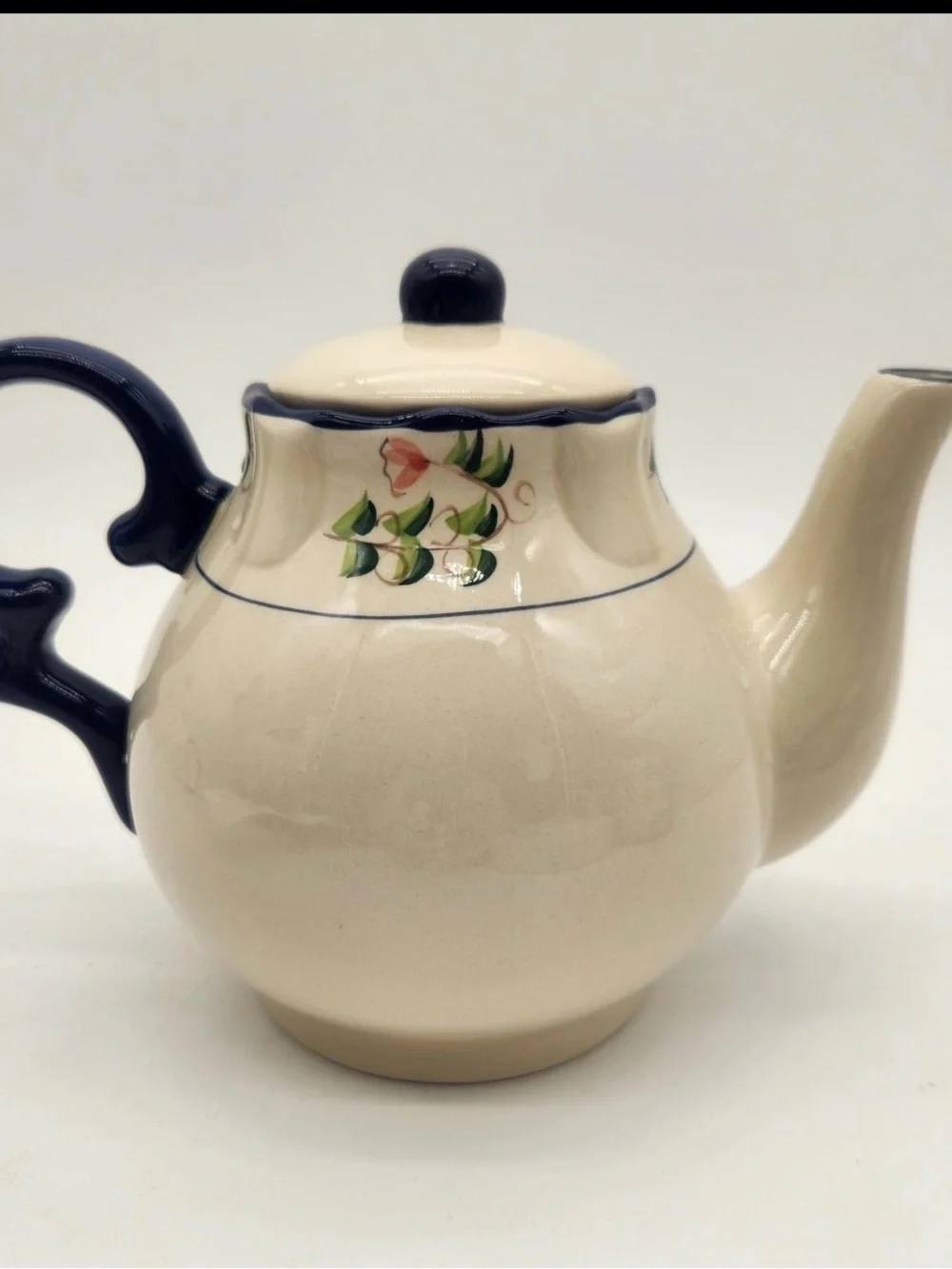 Vintage Cracker Barrel Porcelain Rooster Teapot Farmhouse Kitchen‎ Cottagecore